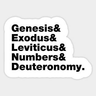 Torah (Pentateuch) Sticker